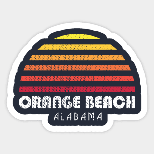 Orange Beach Alabama Sticker